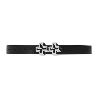 Infinity Leather Belt — Black