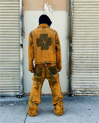 Freshiam Coats & Jackets PLUS DENIM STRIKER JACKET - DESERT LAVA [PRE-ORDER]