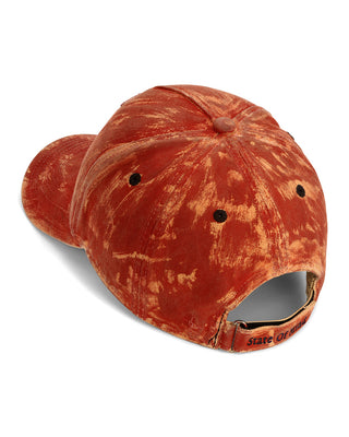 Freshiam HAT OS "X" PAINTED S.O.M HAT — RUBY RED